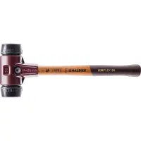 HALDER Schonhammer, diámetro 50 mm, 1170 g, goma/negro con mango de madera - 3002050