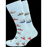 Happy socks Calcetines Fishing Boat Multicolor Azul talla