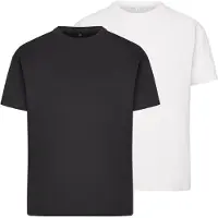 Urban Classics Camiseta negro / blanco