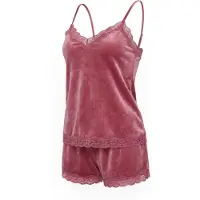Hunkemoller Pijama de pantalón corto pitaya
