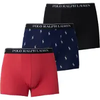 Ralph Lauren Calzoncillo boxer 'CLSSIC' azul oscuro / rojo / negro / blanco