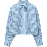 And Other Stories & Other Stories Blusa azul noche / azul cielo / blanco