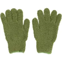 Esschert Design Guantes de protección , guantes de jardinería, color verde, para adultos, paquete de 2 unidades, microfibra, 138 mm