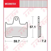 TRW Pastillas De Freno Sinterizadas Mcb907sh