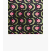 Desigual Pañuelo verde hierba / rosé / negro
