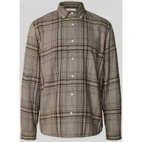 Selected Camisa 'SLHRegnoah' marrón oscuro / marrón moteado