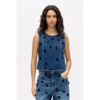 Baum und pferdgarten Madine Blouse Denim Sequince Flower Talla: 38 | Blusas Outlet | Mujer | Azul