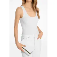 Michael Kors Large East/west Clutch Optic White Talla: OS | Bolsos Clutch Outlet | Mujer | Blanco