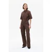 Baum und pferdgarten Majsa Shirt Creme Brown Pinstripe Talla: 34 | Chaquetas Vaqueras Outlet | Mujer | Marrón