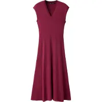 Mango Vestido de punto 'CANELONS' burdeos