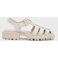 AllSaints Nessie Sandal Stone White Talla: 40 | Chancletas Outlet | Mujer | Blanco