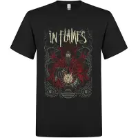 Rockshirts Camiseta 'In Flames Timehold' negro