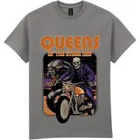 Rockshirts Camiseta 'Queens of the Stone Age Rider T-Shirt' gris