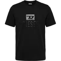 Diesel Camiseta 'T-JUST TONE ON TONE' negro