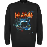 Def Leppard Sudadera 'On through the night' negro