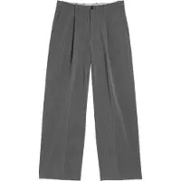 Weekday Pantalón plisado 'Uno' gris / gris oscuro