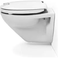 Hamberger Sanitary Asiento de inodoro Haro Haromed SoftClose, bisagras de acero inoxidable, modelo C3202W, color blanco alpino