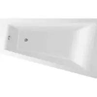 Hak Handelsagentur Koch Aqualine, bañera METUJE, 160x100x42 cm, lado derecho, color blanco