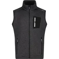 CMP - Vest Jacquard Knitted - Chaleco de forro polar size 46, gris