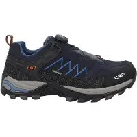 CMP - Rigel Low Fitgo Trekking Shoes WP 3Q13587 - Zapatillas multideporte size 45, negro/azul