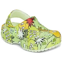 Crocs Zuecos Clsc Glow Monster Camo Clog T niña - Multicolor - 27 / 28