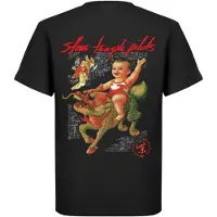 Stone Temple Pilots Camiseta 'Purple Pilots T-Shirt' negro