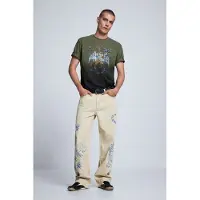 Desigual , Pantalón Estampado, Hombre, Algodon, 28