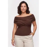 VIVEH Dosinia Top Walnut Talla: 50 | Blusas Outlet | Mujer | Marrón