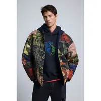 Desigual , Chaqueta Reversible Capucha, Hombre, Azul, XL