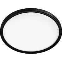 Osram Lámpara de techo Orbis Easyfix, color negro, 3000 K / 4000 K, luz blanco cálido, 1350 lúmenes, 18 W, diámetro de 29,3 cm