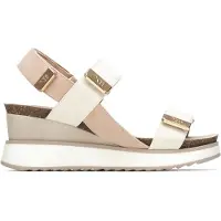 Xti para mujer. 14282207-BLANCO Sandalias 142822 blanco (41), 5 a 8cm, Velcro, Casual, outlet 2026.
