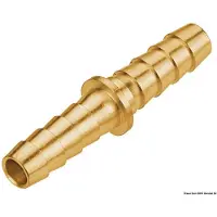 Osculati Conector Recto De Combustible Latón 8x51 Mm 6 Unidades