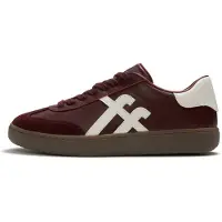 FitFlop para mujer. A6G-E41 Zapatillas de piel Dash burdeos (41), Plano, Cordones, Casual, outlet 2026.