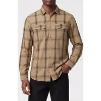 Guess Marciano GUESS Eco Ls Sunset Shirt Sand Faded Check Talla: S | Camisas Casuales Outlet | Hombre | Amarillo