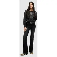 AllSaints Winona Jaine Sweat Black Talla: XS | Sudaderas con Capucha Outlet | Mujer | Negro
