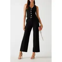 Guess Marciano GUESS Celia Vest Jet Black A996 Talla: 46 | Chaquetas Outlet | Mujer | Negro