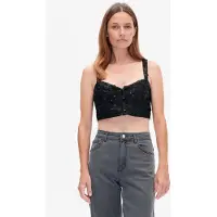 Baum und pferdgarten Livia Top Black Talla: 36 | Camisetas de Seda Outlet | Mujer | Negro