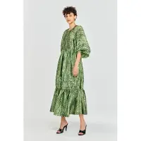Baum und pferdgarten Adeline Dress Green Reptile Talla: 40 | Vestidos Maxi Outlet | Mujer | Verde