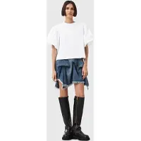 AllSaints Jess Tee Optic White Talla: S | Blusas Outlet | Mujer | Blanco