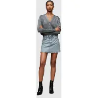 AllSaints Wendel Crystal Skirt Light Indigo Talla: 16 | Mini Faldas Outlet | Mujer | Azul
