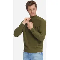 No-excess Pullover Half Zip Shoulder Detail Moss Talla: M | Manga Larga Outlet | Hombre