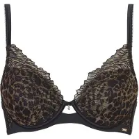 Livera Co Bra Wf Tshirt Push Fierce Grey Leopard Talla: C80 | Brasieres Outlet | Mujer | Gris