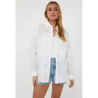 Esqualo Blouse 3d Circled Embroidery Off White Talla: 36 | Manga Larga Outlet | Mujer | Blanco