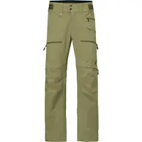Norrøna - Pantalones de esquí - Lofoten Flex1 Pants M Deep Lichen Green de Softshell - Talla L - Caqui