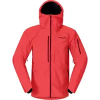 Norrøna - Chaquetas de esquí - Lofoten Gore-Tex Insulated Jacket M Baked Apple - Talla M - Rojo