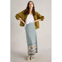 White Stuff Fay Jersey Maxi Column Skirt Blue Multi Talla: 6 REGULAR | Faldas Maxi Outlet | Mujer | Azul