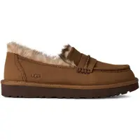 Ugg para mujer. 1183310 Mocasines de Piel Ellis Nubuck Loafer marrón (38), Plano, Nobuck, Ninguno, Casual, outlet 2026.