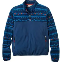 Passenger - Marcas - Set Off Polartec 1/4 Zip Fleece Mountain Geo Rich Navy - Talla XL - Azul marino