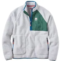 Passenger - Offgrid 1/2 Zip Sherpa Fleece Grey Marl 5 - Talla L - Gris