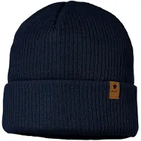 Maximo - Kid's Rippen Mütze m. Umschlag - Gorro size 55 cm, azul